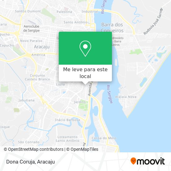Dona Coruja mapa