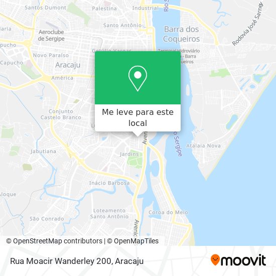 Rua Moacir Wanderley 200 mapa