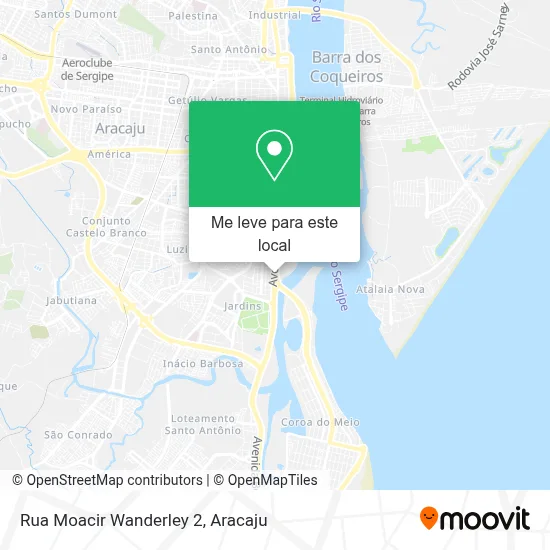 Rua Moacir Wanderley 2 mapa