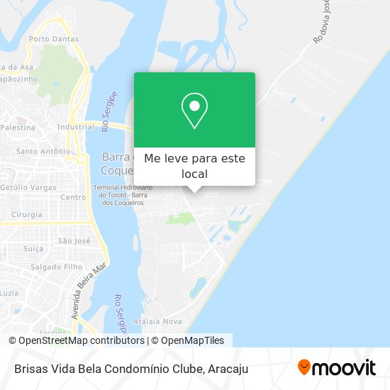 Brisas Vida Bela Condomínio Clube mapa