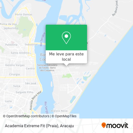 Academia Extreme Fit (Praia) mapa