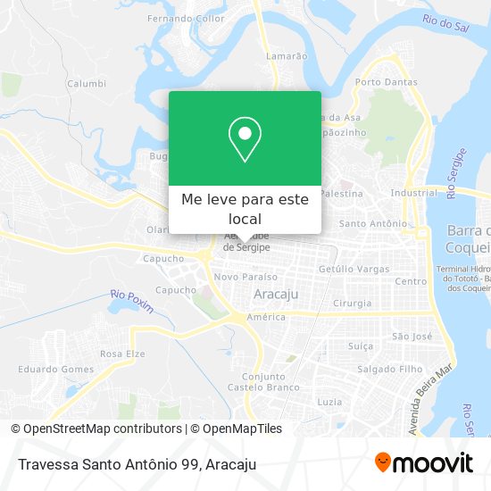 Travessa Santo Antônio 99 mapa