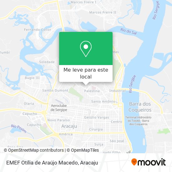 EMEF Otília de Araújo Macedo mapa