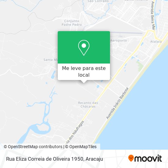 Rua Eliza Correia de Oliveira 1950 mapa