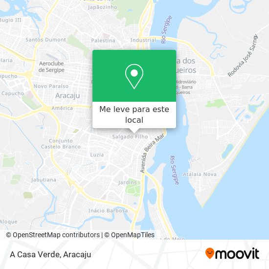 A Casa Verde mapa
