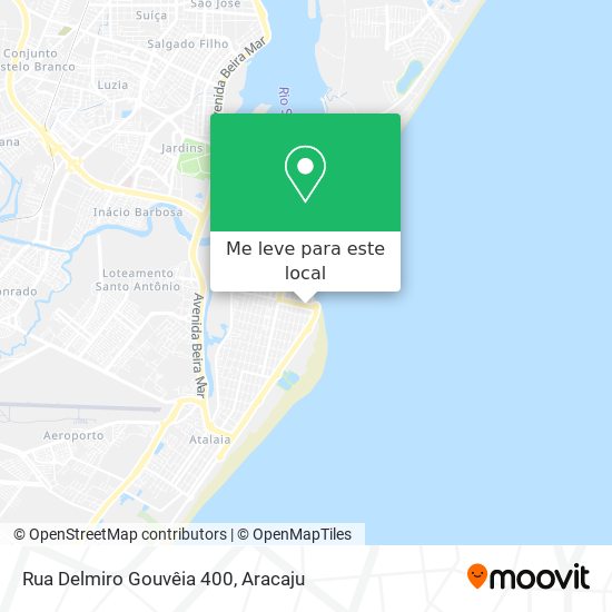Rua Delmiro Gouvêia 400 mapa