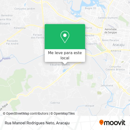 Rua Manoel Rodrigues Neto mapa