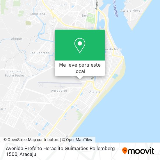 Avenida Prefeito Heráclito Guimarães Rollemberg 1500 mapa
