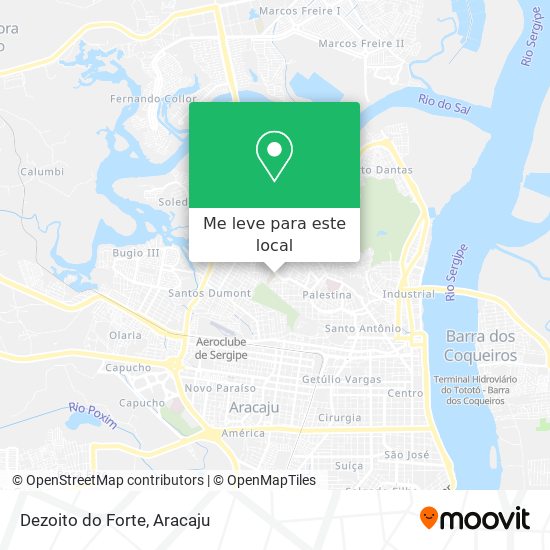 Dezoito do Forte mapa