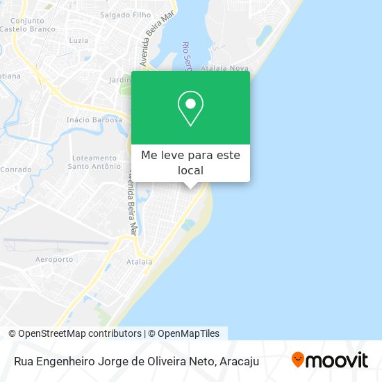 Rua Engenheiro Jorge de Oliveira Neto mapa