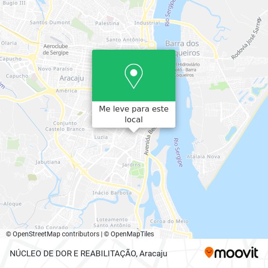 NÚCLEO DE DOR E REABILITAÇÃO mapa