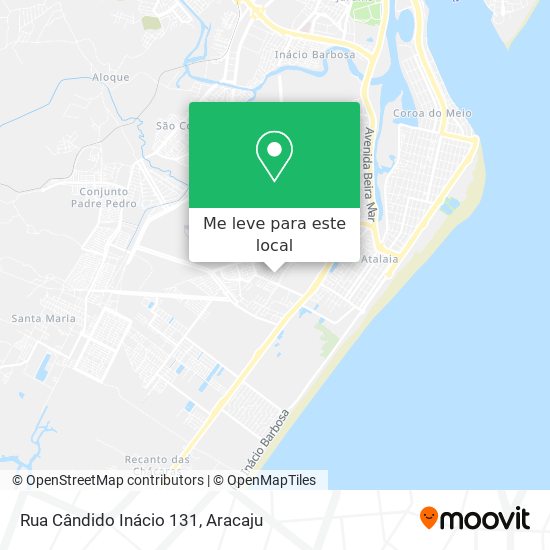 Rua Cândido Inácio 131 mapa