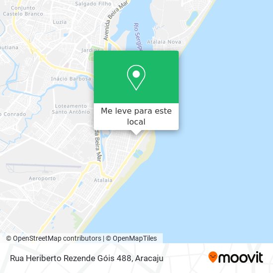 Rua Heriberto Rezende Góis 488 mapa
