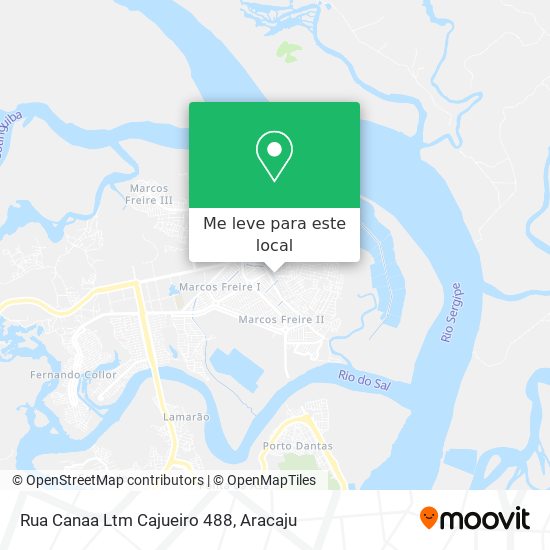 Rua Canaa Ltm Cajueiro 488 mapa