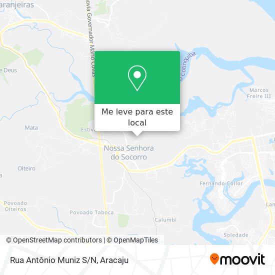 Rua Antônio Muniz S/N mapa