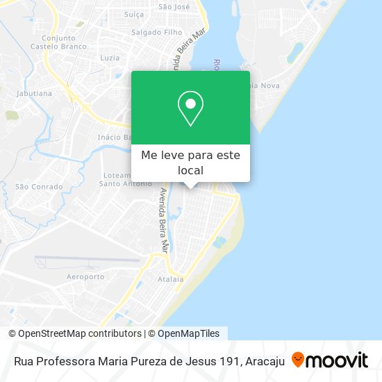 Rua Professora Maria Pureza de Jesus 191 mapa
