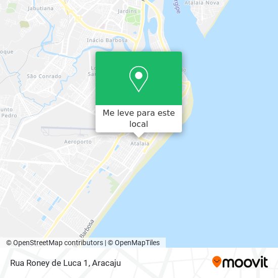 Rua Roney de Luca 1 mapa