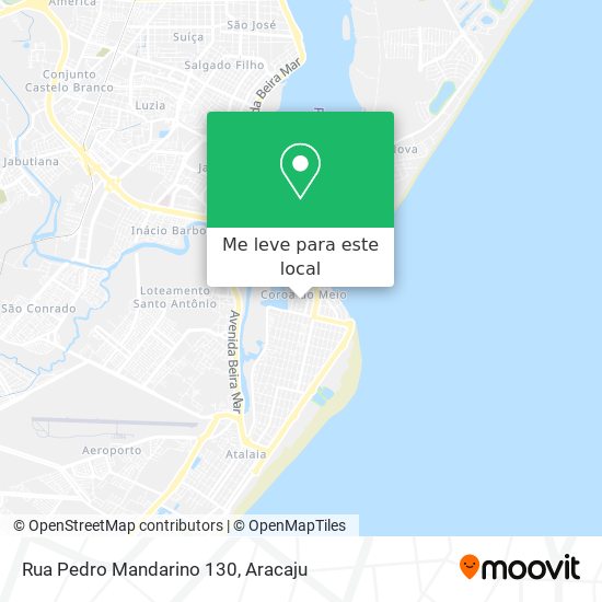 Rua Pedro Mandarino 130 mapa