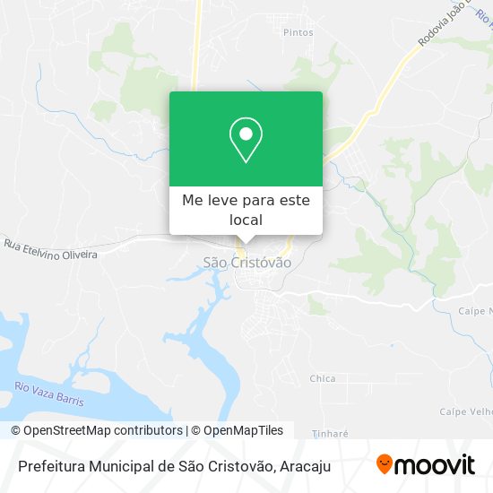 Prefeitura Municipal de São Cristovão mapa