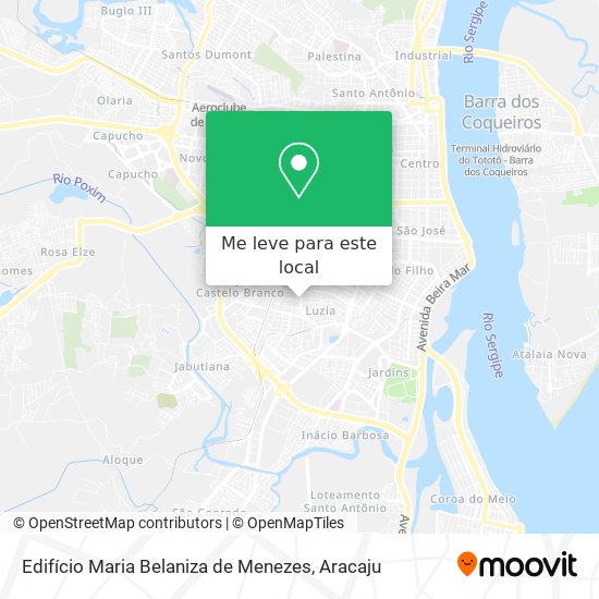 Edifício Maria Belaniza de Menezes mapa