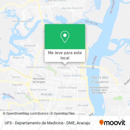 UFS - Departamento de Medicina - DME mapa