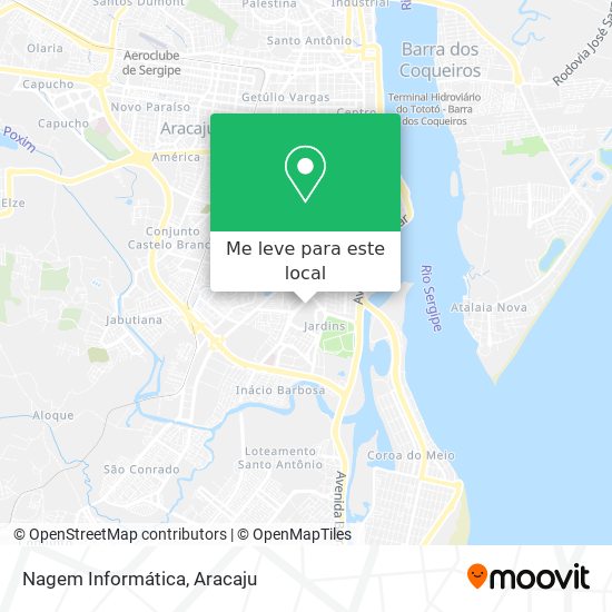 Nagem Informática mapa