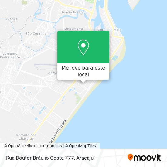 Rua Doutor Bráulio Costa 777 mapa