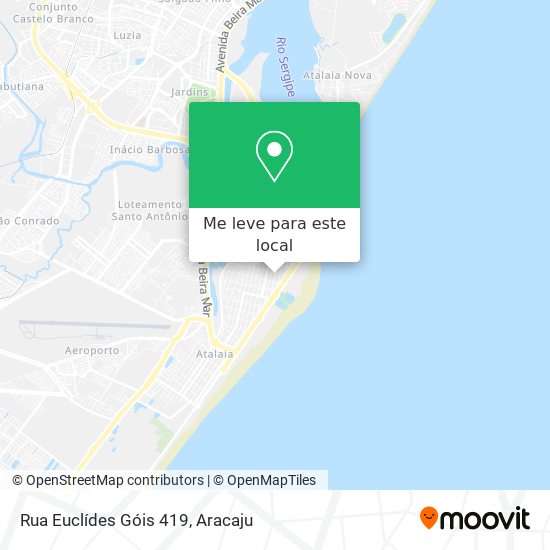 Rua Euclídes Góis 419 mapa