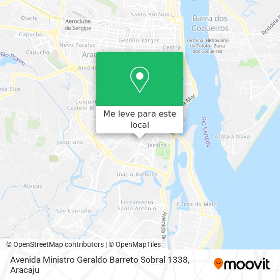 Avenida Ministro Geraldo Barreto Sobral 1338 mapa