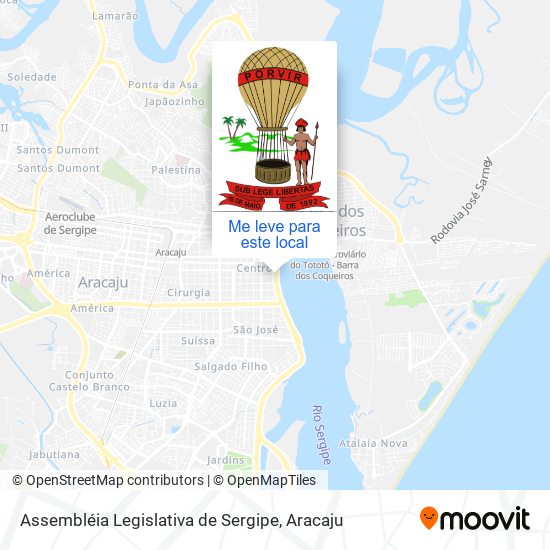 Assembléia Legislativa de Sergipe mapa
