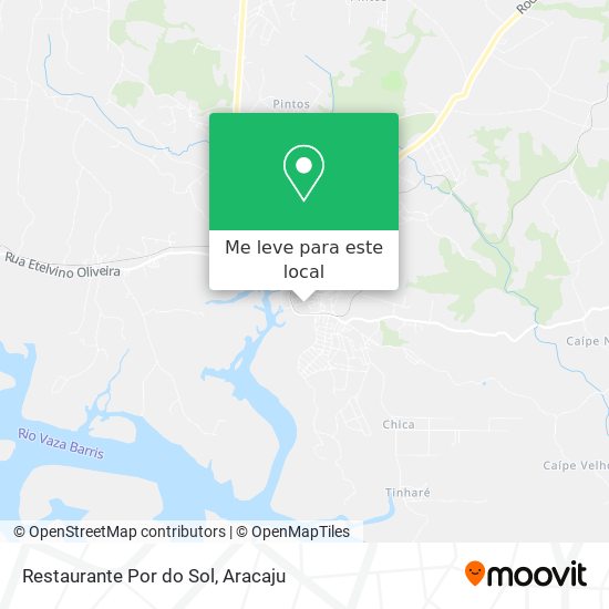 Restaurante Por do Sol mapa