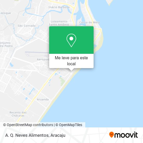 A. Q. Neves Alimentos mapa