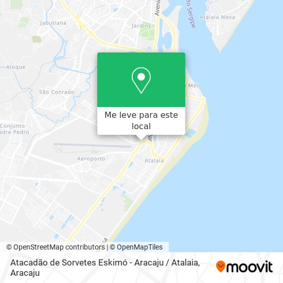 Atacadão de Sorvetes Eskimó - Aracaju / Atalaia mapa