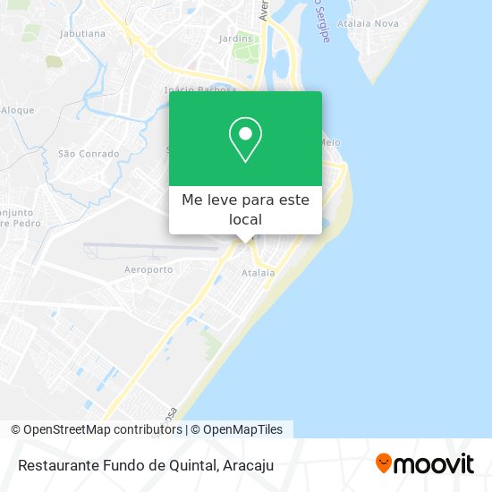 Restaurante Fundo de Quintal mapa