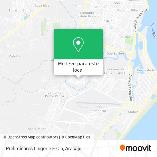 Preliminares Lingerie E Cia mapa