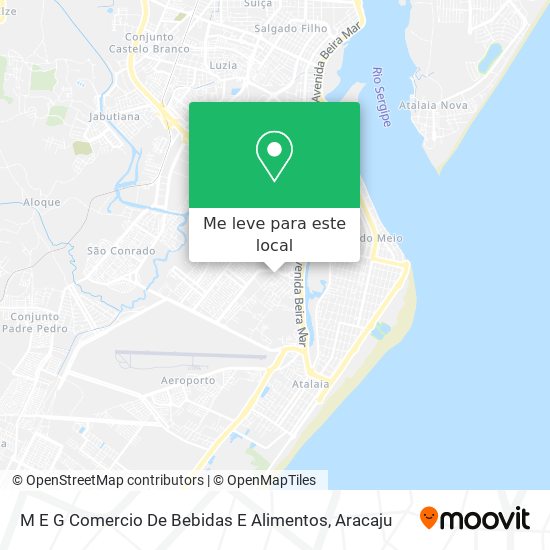 M E G Comercio De Bebidas E Alimentos mapa