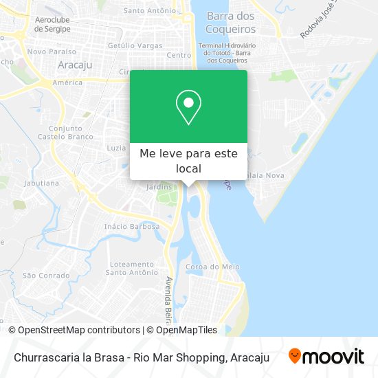 Churrascaria la Brasa - Rio Mar Shopping mapa