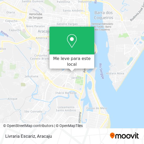 Livraria Escariz mapa