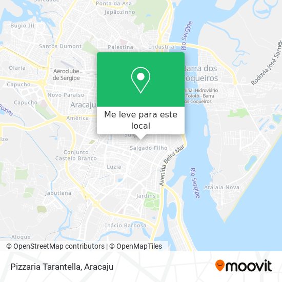 Pizzaria Tarantella mapa