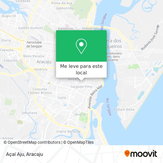 Açaí Aju mapa