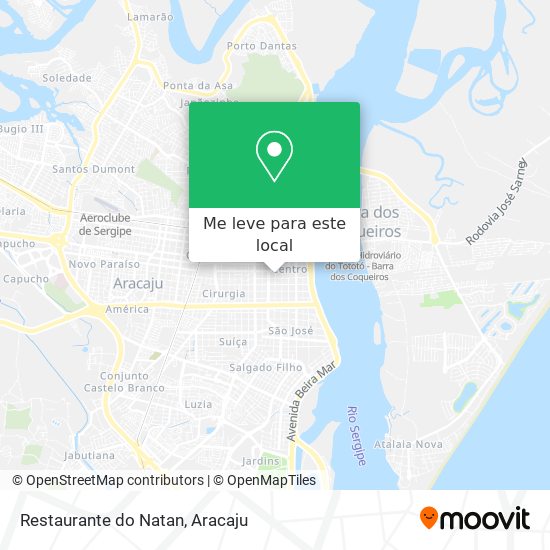 Restaurante do Natan mapa