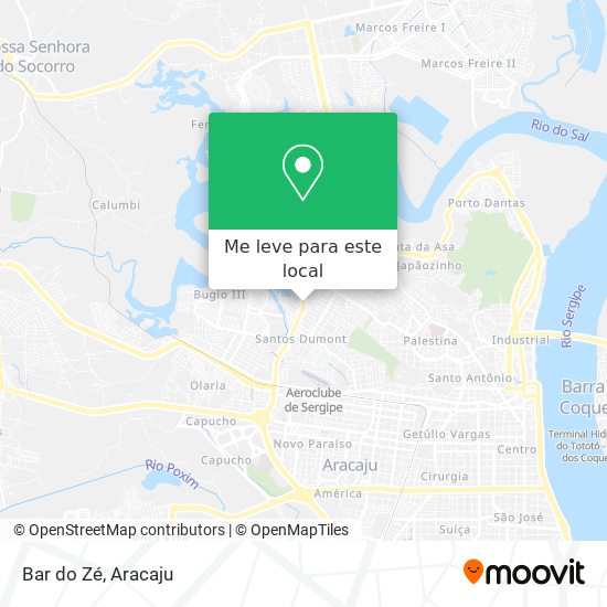 Bar do Zé mapa