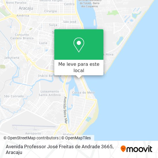 Avenida Professor José Freitas de Andrade 3665 mapa