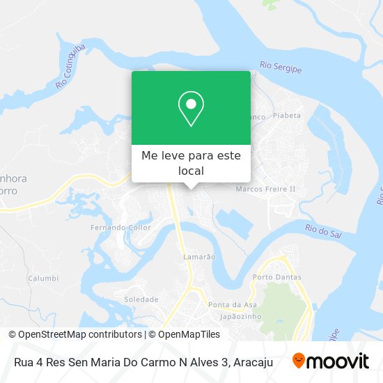 Rua 4 Res Sen Maria Do Carmo N Alves 3 mapa