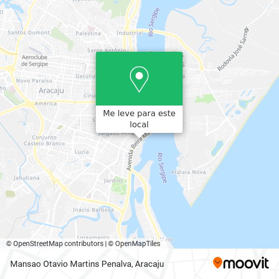 Mansao Otavio Martins Penalva mapa