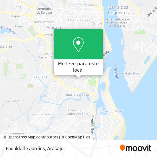 Faculdade Jardins mapa