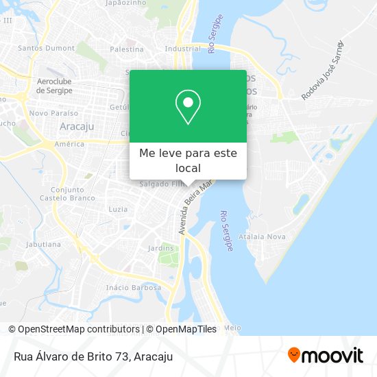 Rua Álvaro de Brito 73 mapa