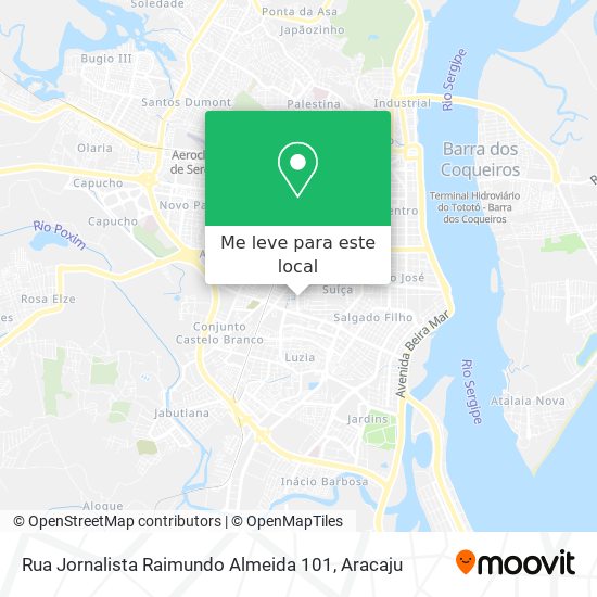 Rua Jornalista Raimundo Almeida 101 mapa