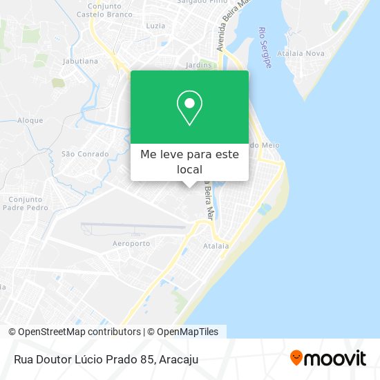 Rua Doutor Lúcio Prado 85 mapa