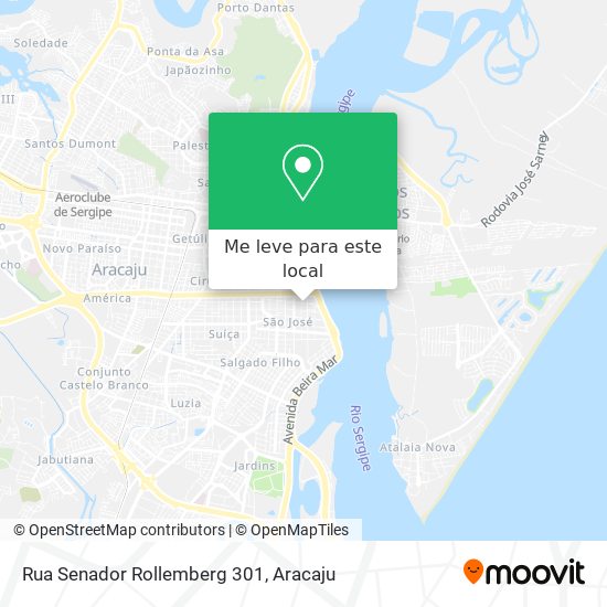 Rua Senador Rollemberg 301 mapa